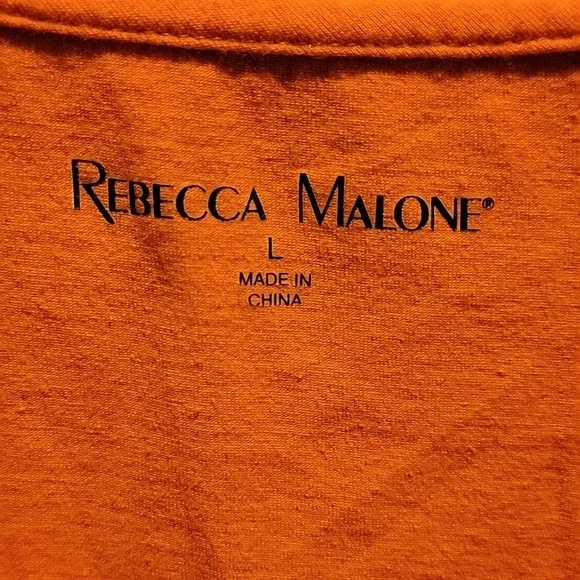 (J11) Womans Sz L, Rebecca Malone t-shirt - Picture 3 of 8
